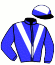 casaque portée par Pouchin A. jockey du cheval de course DON DIEGO DE VEGA, information pmu ZETURF