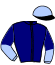 casaque portée par Blanchouin T. jockey du cheval de course ONARIA, information pmu ZETURF