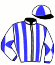 casaque portée par Veron F. jockey du cheval de course BELLA FLORIDA, information pmu ZETURF