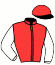 casaque portée par Valle Skar Mlle F. jockey du cheval de course MAJORETTE, information pmu ZETURF