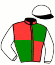 casaque portée par Veron F. jockey du cheval de course JOEY UP, information pmu ZETURF