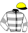 casaque portée par Guyon M. jockey du cheval de course LAVENDER BEAUTY, information pmu ZETURF