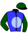 casaque portée par Provost D. jockey du cheval de course ROMANCE DE PARIS, information pmu ZETURF