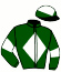 casaque portée par Alexandre Roussel jockey du cheval de course LINFASOMMER, information pmu ZETURF