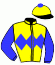 casaque portée par Bojko J. jockey du cheval de course MOVIN TIME, information pmu ZETURF