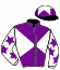 casaque portée par Madamet A. jockey du cheval de course CIVNYAN, information pmu ZETURF
