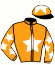 casaque portée par Berto M. jockey du cheval de course MA LILI, information pmu ZETURF