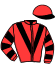casaque portée par Piccone T. jockey du cheval de course ESTACITY, information pmu ZETURF