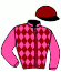 casaque portée par Mangione R. jockey du cheval de course LA TERREUR, information pmu ZETURF