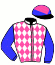 casaque portée par Pasquier S. jockey du cheval de course KETAMINE BAILLY, information pmu ZETURF