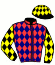 casaque portée par Boisseau L. jockey du cheval de course CALY ROSAY, information pmu ZETURF