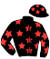 casaque portée par Marien J. jockey du cheval de course BAILEYS DIABLE, information pmu ZETURF