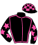 casaque portée par Marquette Max. jockey du cheval de course MUNAADRAM, information pmu ZETURF
