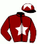 casaque portée par Pouchin A. jockey du cheval de course SUPER KHALI, information pmu ZETURF