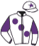 casaque portée par Pouchin A. jockey du cheval de course SESTO ELEMENTO, information pmu ZETURF