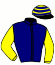 casaque portée par Mme Megane Peslier jockey du cheval de course MAKTAVA, information pmu ZETURF