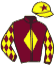 casaque portée par Demuro C. jockey du cheval de course BELLE, information pmu ZETURF casaque portée par Demuro C. jockey du cheval de course BELLE, information pmu ZETURF