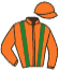 casaque portée par Pasquier S. jockey du cheval de course SHADY LADY, information pmu ZETURF