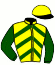 casaque portée par Guyon M. jockey du cheval de course AMELLATA, information pmu ZETURF