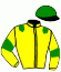 casaque portée par Lebouc Hug. jockey du cheval de course ON Y CROIT, information pmu ZETURF