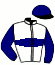 casaque portée par Bachelot T. jockey du cheval de course GALILODGE, information pmu ZETURF