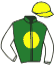 casaque portée par Santiago Mlle D. jockey du cheval de course LORD MONCHABLON, information pmu ZETURF casaque portée par Santiago Mlle D. jockey du cheval de course LORD MONCHABLON, information pmu ZETURF