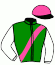 casaque portée par Moore Rya. L. jockey du cheval de course KIKKULI, information pmu ZETURF casaque portée par Moore Rya. L. jockey du cheval de course KIKKULI, information pmu ZETURF