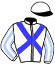 casaque portée par De La Sayette Ben. jockey du cheval de course DEVIL'S POINT, information pmu ZETURF casaque portée par De La Sayette Ben. jockey du cheval de course DEVIL'S POINT, information pmu ZETURF