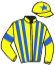 casaque portée par Lemaitre A. jockey du cheval de course TURN CARTWHEELS, information pmu ZETURF