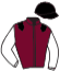 casaque portée par Pouchin A. jockey du cheval de course GO LOVE, information pmu ZETURF