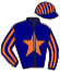 casaque portée par Velon Mlle M. jockey du cheval de course FUCHSIA, information pmu ZETURF casaque portée par Velon Mlle M. jockey du cheval de course FUCHSIA, information pmu ZETURF