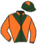 casaque portée par Thomas Ron. jockey du cheval de course HONEY STAR, information pmu ZETURF casaque portée par Thomas Ron. jockey du cheval de course HONEY STAR, information pmu ZETURF