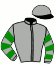 casaque portée par Guy F. jockey du cheval de course NORTH HUNTER, information pmu ZETURF