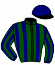 casaque portée par Claudic J. jockey du cheval de course PIANTARELLA, information pmu ZETURF casaque portée par Claudic J. jockey du cheval de course PIANTARELLA, information pmu ZETURF