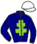 casaque portée par Bachelot T. jockey du cheval de course RAPAX, information pmu ZETURF