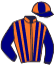 casaque portée par Besnier H. jockey du cheval de course POLIVATE, information pmu ZETURF casaque portée par Besnier H. jockey du cheval de course POLIVATE, information pmu ZETURF