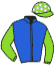 casaque portée par Madamet A. jockey du cheval de course HALFDAY, information pmu ZETURF