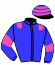 casaque portée par Madamet A. jockey du cheval de course KEEP AWAY, information pmu ZETURF