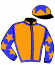 casaque portée par Valle Skar Mlle F. jockey du cheval de course PAMELA BOUM, information pmu ZETURF casaque portée par Valle Skar Mlle F. jockey du cheval de course PAMELA BOUM, information pmu ZETURF