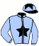 casaque portée par Barzalona M. jockey du cheval de course WELCH FUSILIER, information pmu ZETURF
