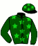 casaque portée par Valle Skar Mlle F. jockey du cheval de course GREY BELLE, information pmu ZETURF casaque portée par Valle Skar Mlle F. jockey du cheval de course GREY BELLE, information pmu ZETURF