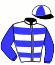 casaque portée par Hardouin E. jockey du cheval de course WORLD VISION, information pmu ZETURF casaque portée par Hardouin E. jockey du cheval de course WORLD VISION, information pmu ZETURF