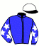 casaque portée par Guyon M. jockey du cheval de course INTER POL, information pmu ZETURF casaque portée par Guyon M. jockey du cheval de course INTER POL, information pmu ZETURF