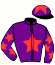 casaque portée par Guyon M. jockey du cheval de course MON FLAMANT, information pmu ZETURF