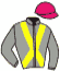 casaque portée par Mendizabal I. jockey du cheval de course LE TABOU, information pmu ZETURF