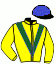 casaque portée par Piccone T. jockey du cheval de course BAUHINIA RHAPSODY, information pmu ZETURF