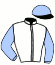 casaque portée par Mangione R. jockey du cheval de course ACQUASPARTA, information pmu ZETURF