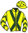 casaque portée par Lecoeuvre C. jockey du cheval de course SPEEDSTER, information pmu ZETURF