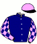 casaque portée par Thomas Ron. jockey du cheval de course AL ALAALI, information pmu ZETURF casaque portée par Thomas Ron. jockey du cheval de course AL ALAALI, information pmu ZETURF