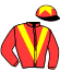 casaque portée par Boisseau L. jockey du cheval de course ANDZOFF, information pmu ZETURF casaque portée par Boisseau L. jockey du cheval de course ANDZOFF, information pmu ZETURF